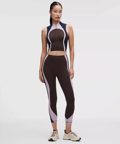 Ultralu™ Zip-Front Cropped Tank Top