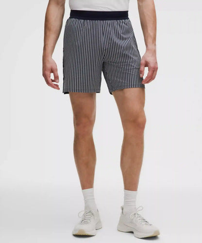 Mesh-Panelled Tennis Short 7"