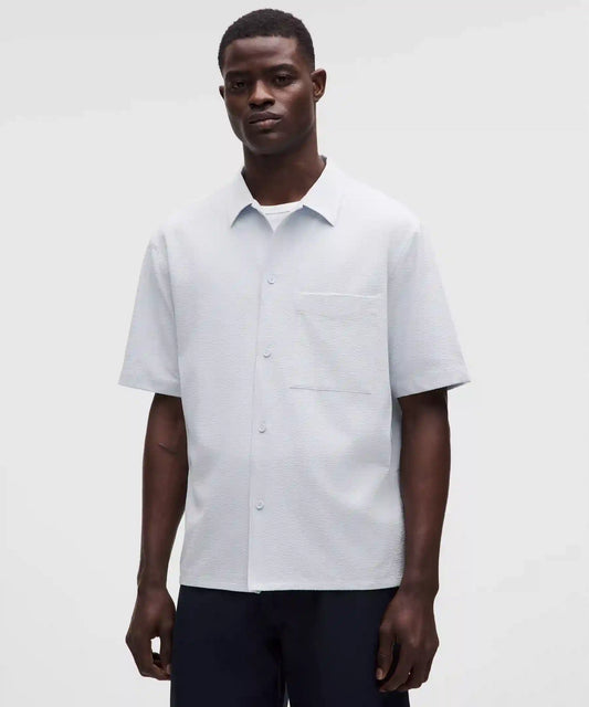 Airing Easy Camp-Collar Shirt *Textured