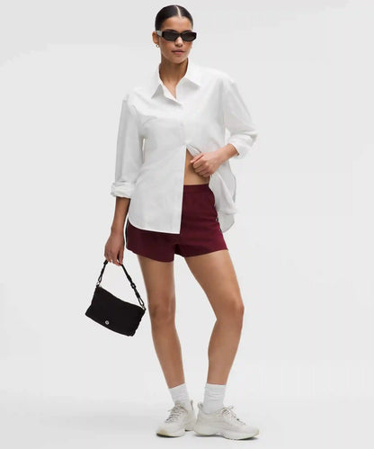 Woven Relaxed-Fit Button-Up Shirt