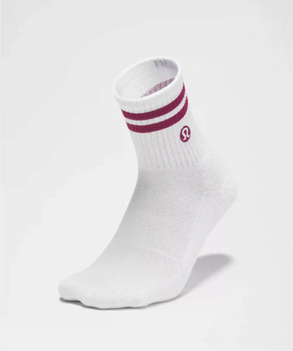 Unisex Daily Essential Quarter Socks *Stripe
