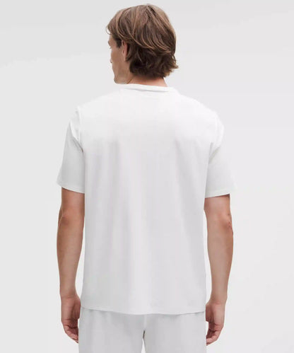 UV-Protective Striped Mesh Tennis T-Shirt