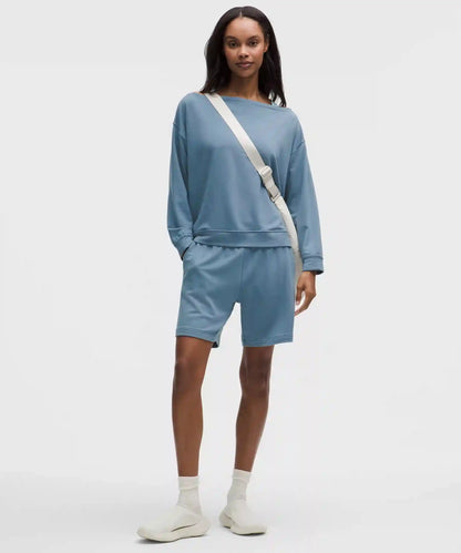 BeCalm Oversized Boatneck Long-Sleeve Shirt