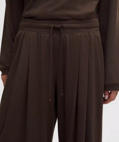 BeCalm High-Rise Pleated Extra-Wide Leg Pant