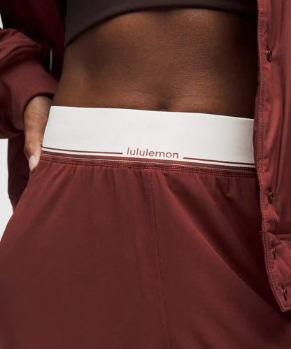 Swift High-Rise Wide-Leg Pant *Logo Waistband