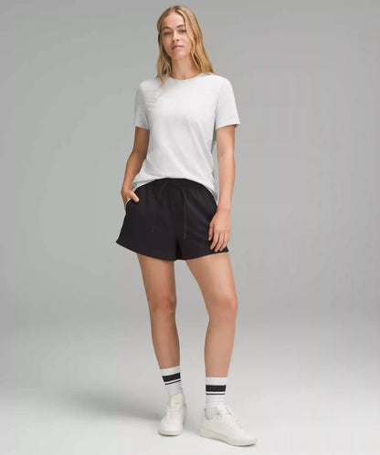 Organic Cotton Straight-Hem Crewneck T-Shirt