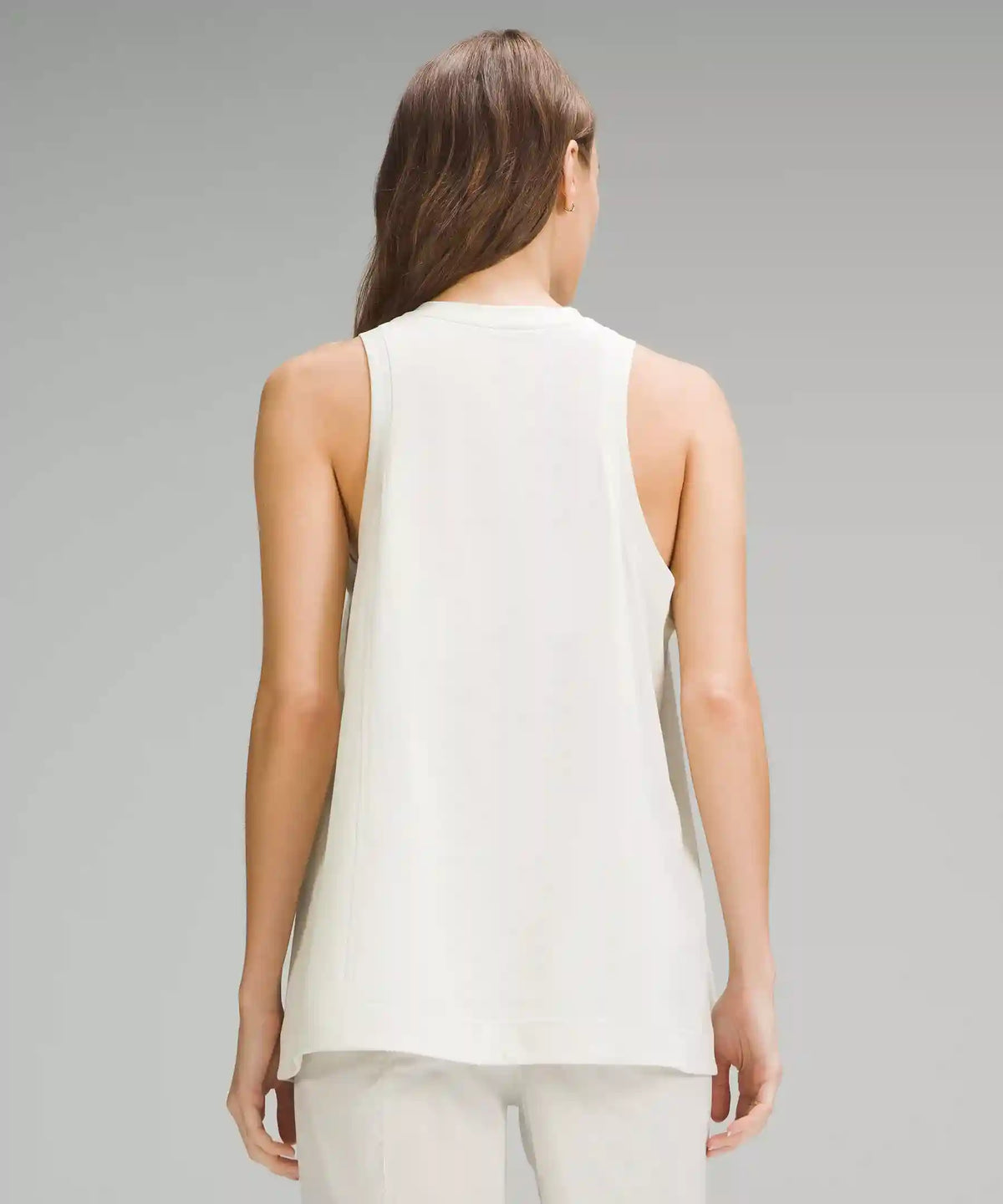 Sheer Crewneck Tank Top