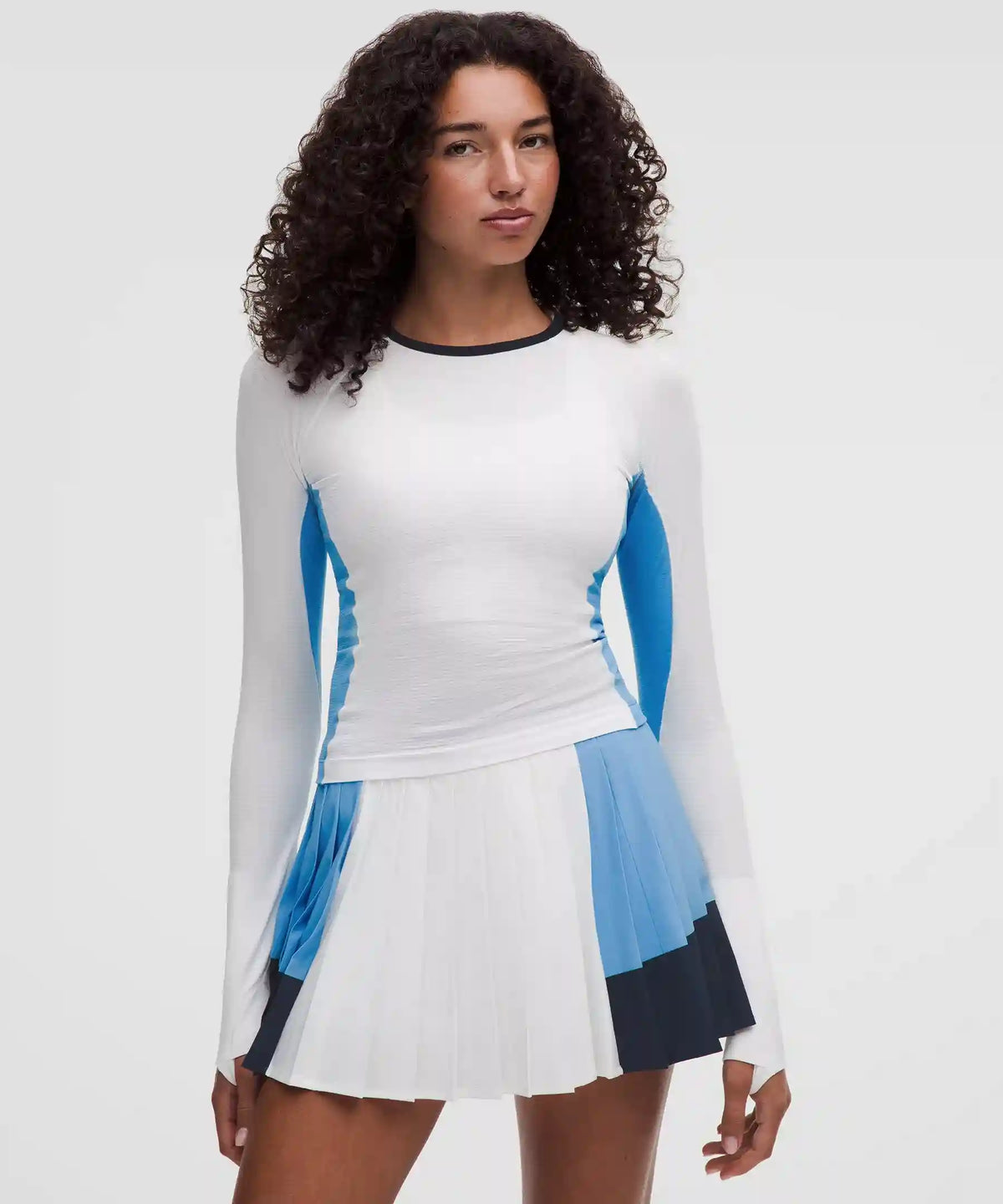 Swiftly Tech Long-Sleeve 2.0 Waist Length *Colour Block
