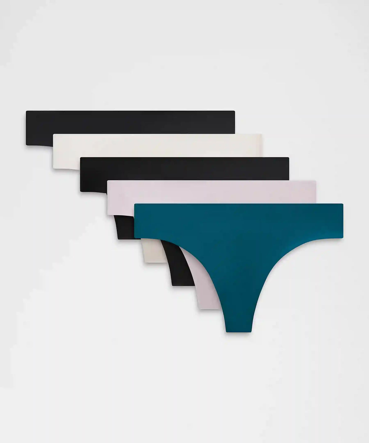 InvisiWear Mid-Rise Thong Underwear *5 Pack