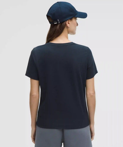 Organic Cotton Straight-Hem Crewneck T-Shirt