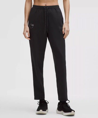 Mile Maker Run Crew Graphic High-Rise Track Pant