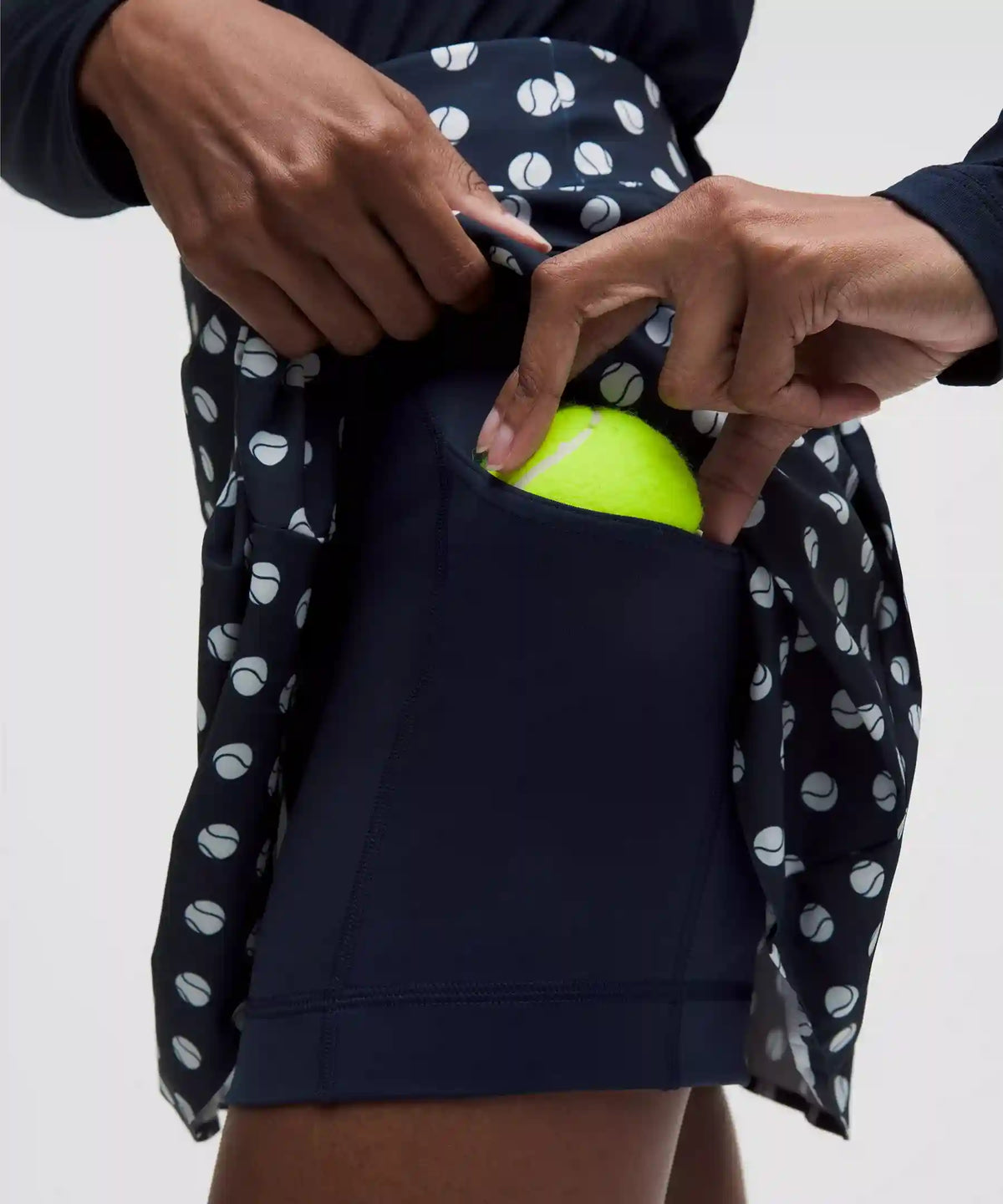 A-Line Side-Pleat Tennis Skirt