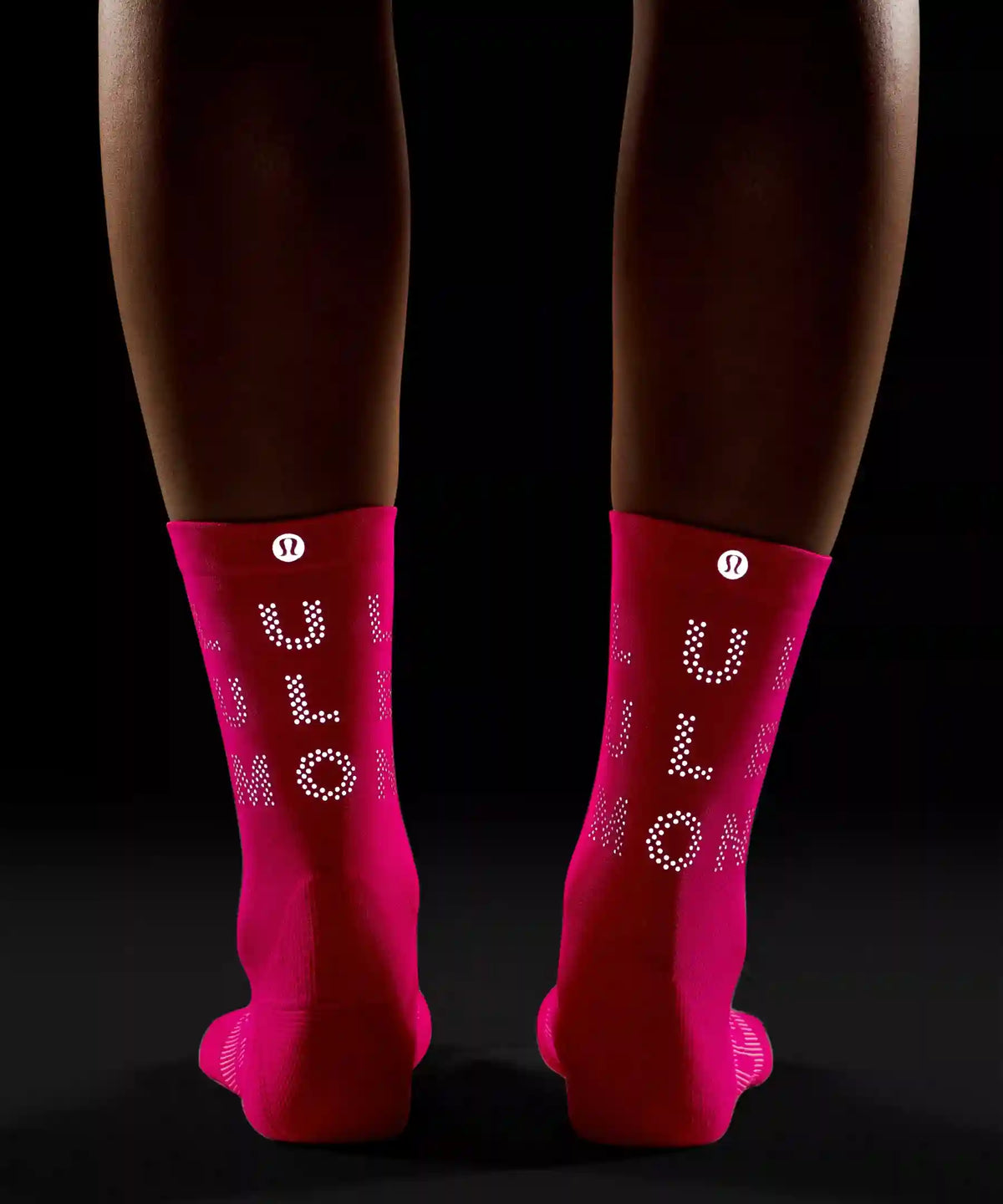 Unisex Power Stride Crew Socks *Reflective