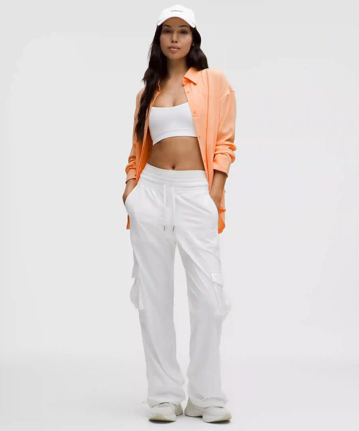 Long Button-Front Shirt
