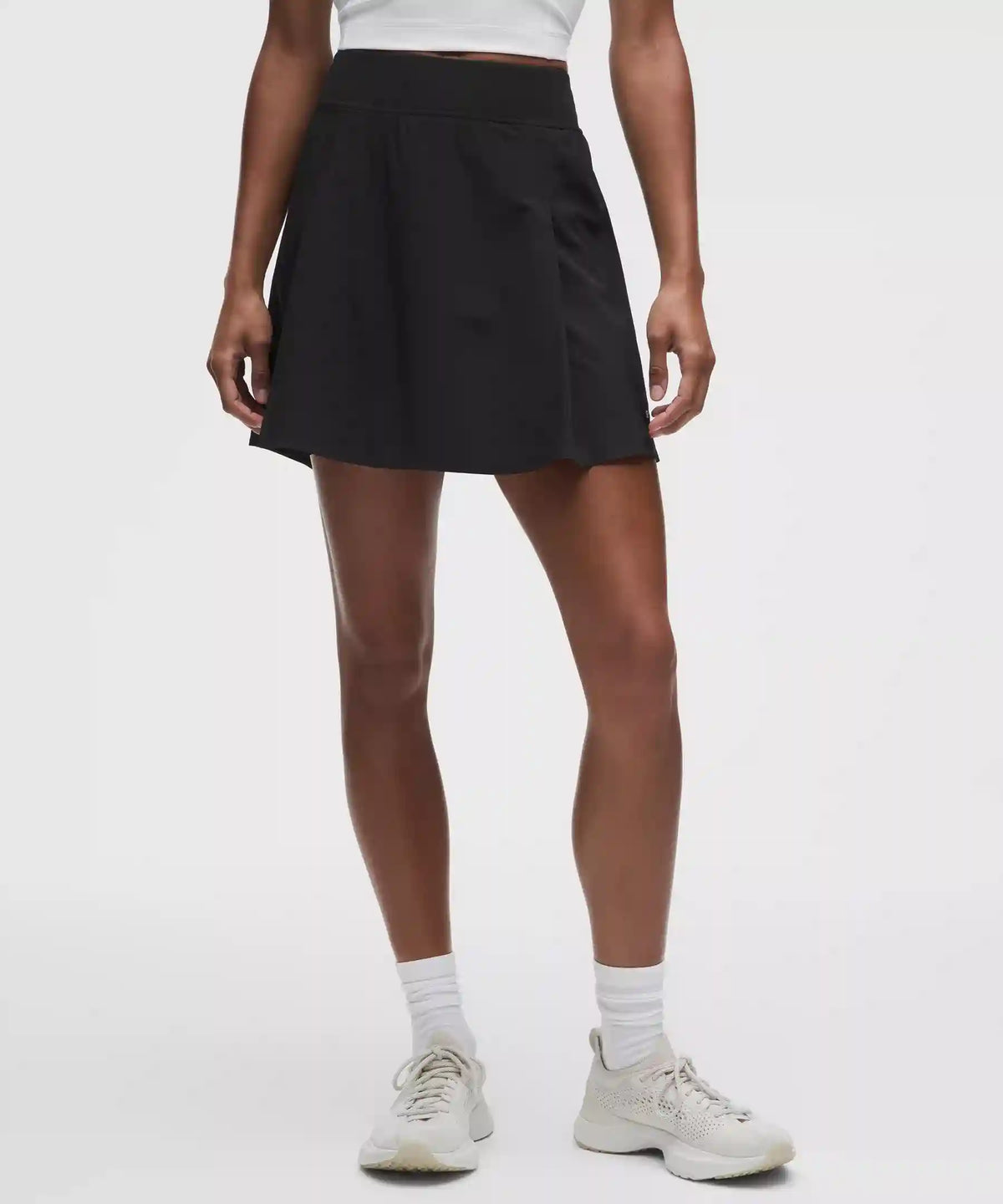 A-Line Side-Pleat Tennis Skirt *Long