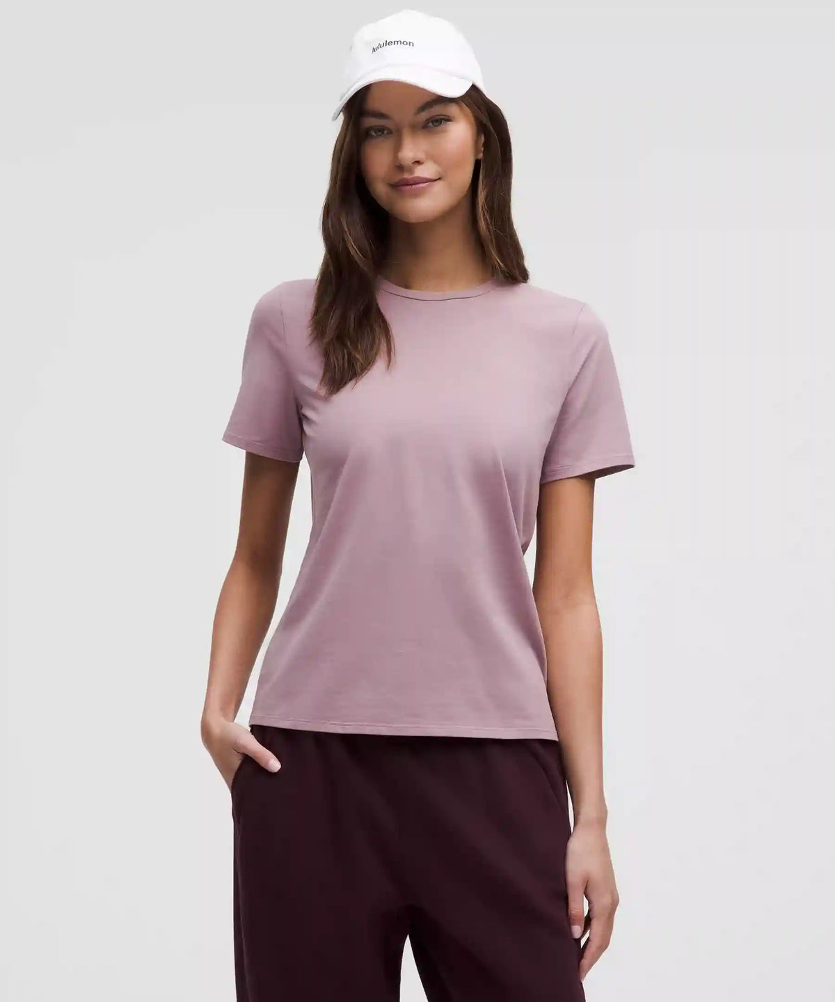 Organic Cotton Straight-Hem Crewneck T-Shirt