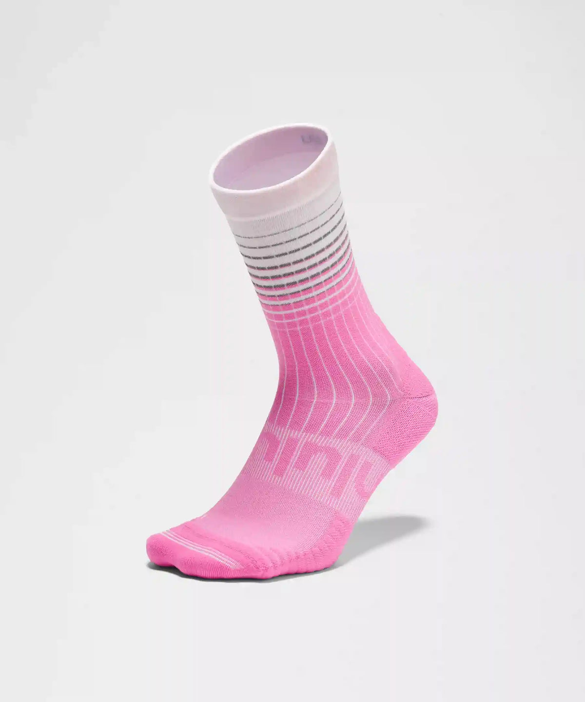 Unisex Power Stride Crew Socks *Reflective Grid