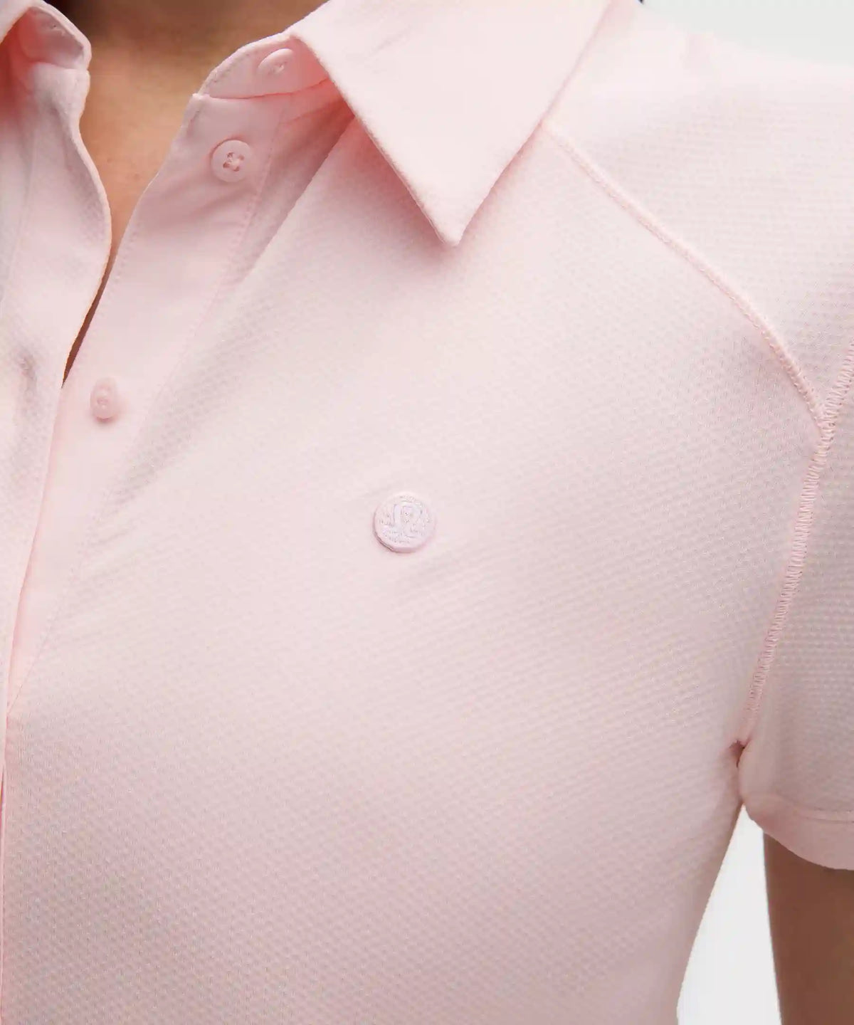 Quick-Dry Short-Sleeve Polo Shirt Straight Hem *Logo
