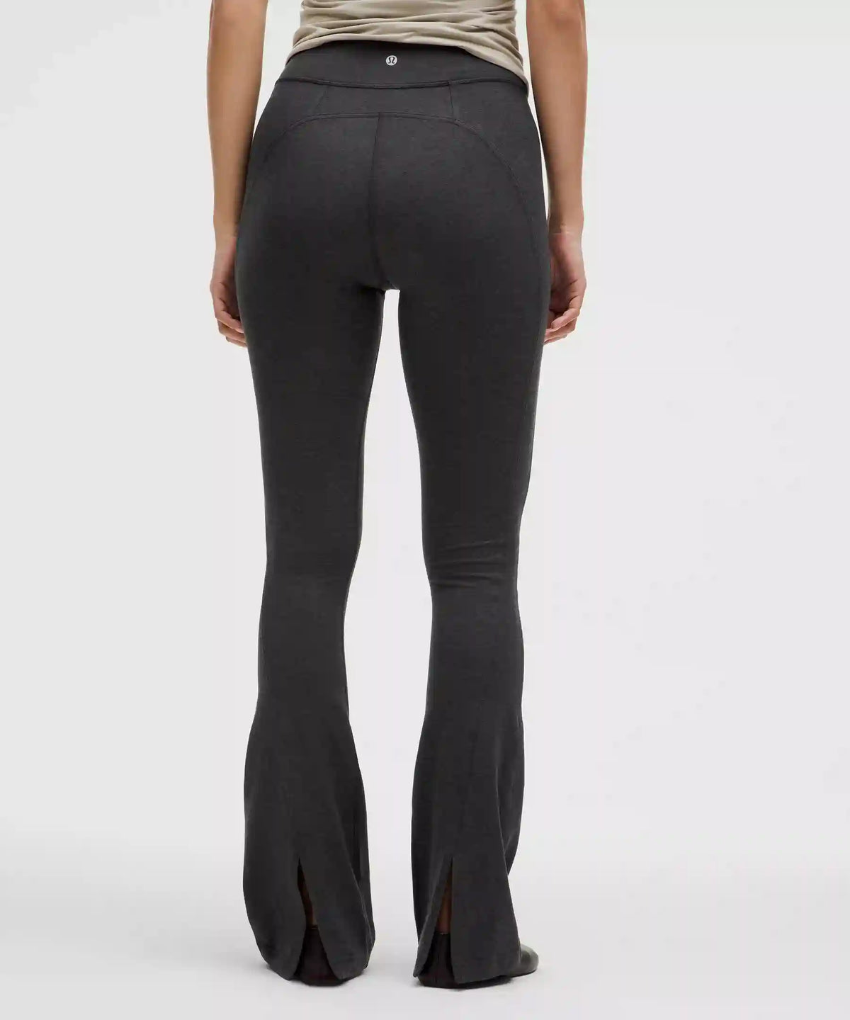 Softy Suedey Split-Hem High-Rise Mini-Flare Pant *Regular
