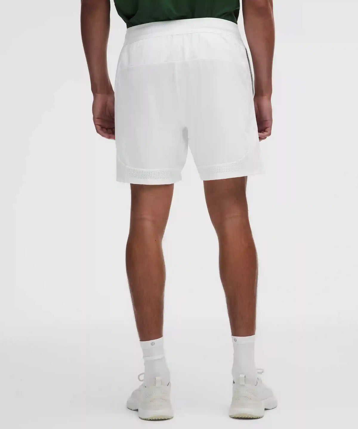 Mesh-Panelled Tennis Short 7"