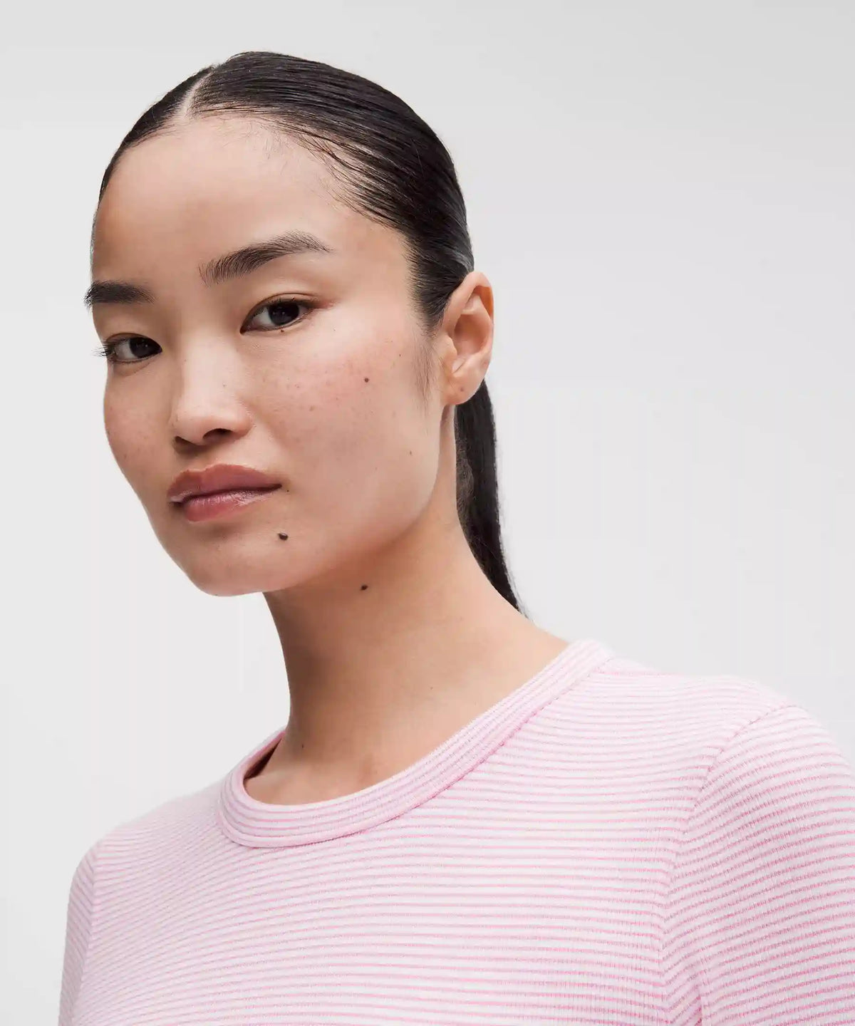 Hold Tight Straight-Hem Cropped Long-Sleeve Shirt