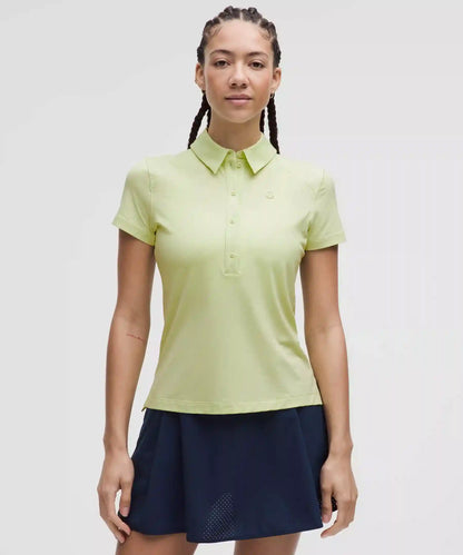 Quick-Dry Short-Sleeve Polo Shirt Straight Hem *Logo