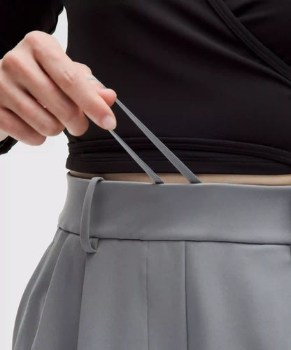Daydrift Pleated High-Rise Short 7"