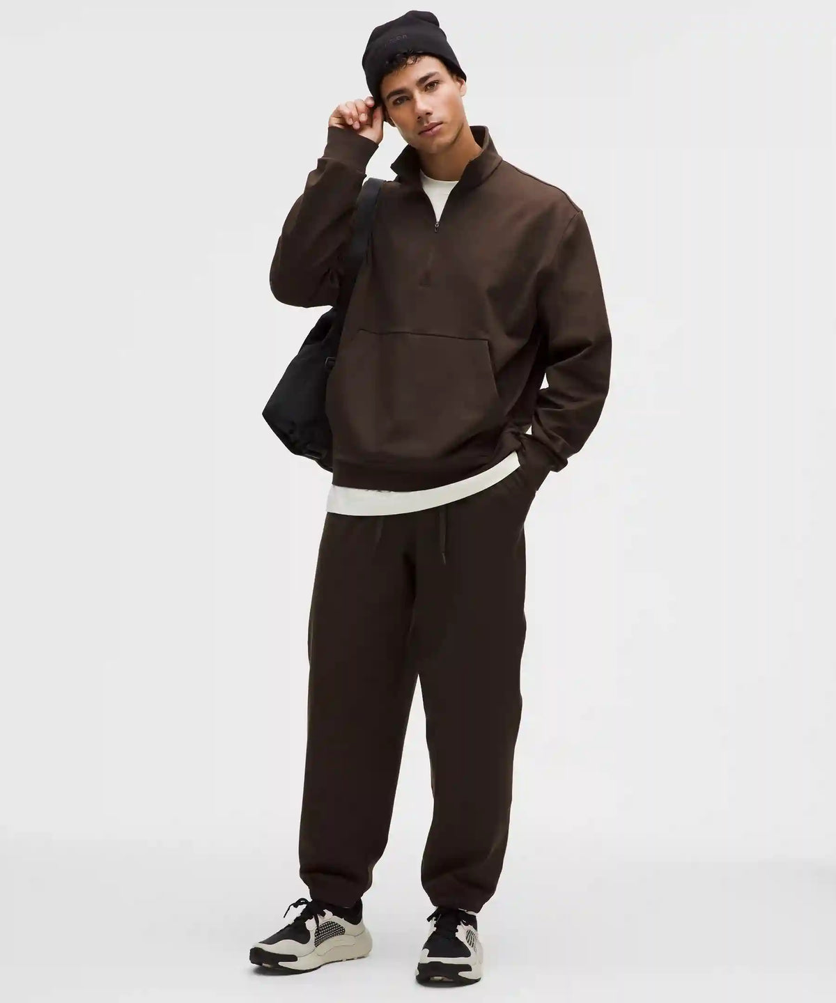 Heavyweight Soft Jersey Half Zip
