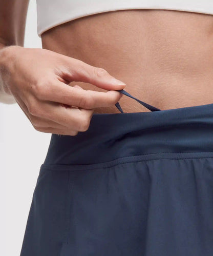 A-Line Side-Pleat Tennis Skirt *Long