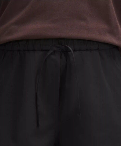 Cinchable Waist High-Rise Woven Short 3.5"