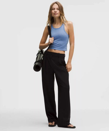 Ebb to Street Cropped Racerback Tank Top *Light Support, B/C Cup