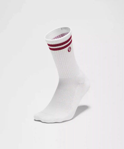 Unisex Daily Essential Crew Socks *Stripe