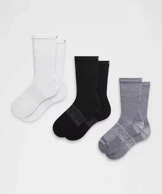 Unisex Power Stride Crew Socks *3 Pack