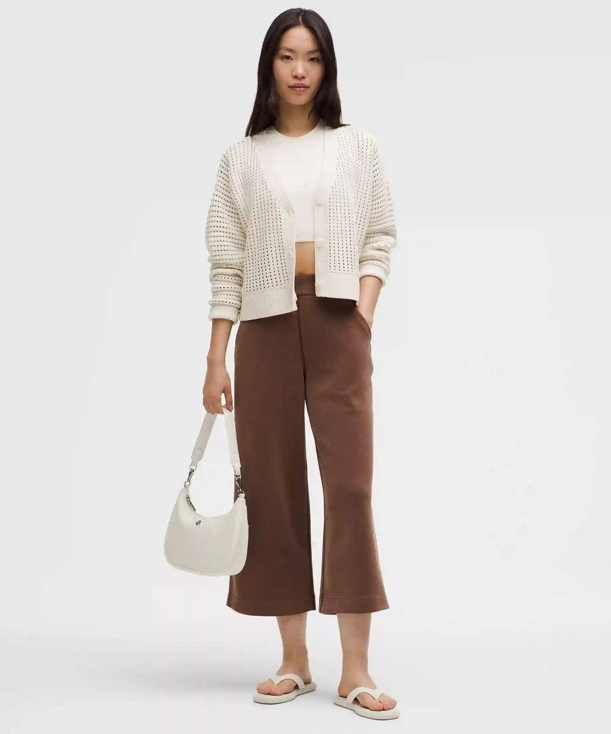 Softstreme High-Rise Wide-Leg Cropped Pant