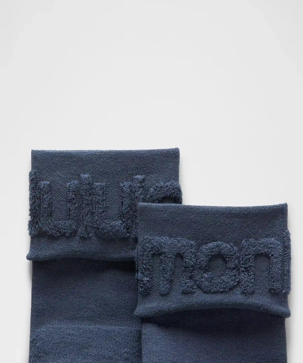 Unisex Fold-Over Terry Quarter Socks