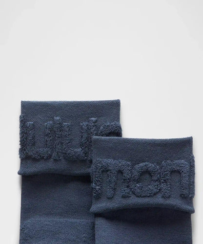 Unisex Fold-Over Terry Quarter Socks