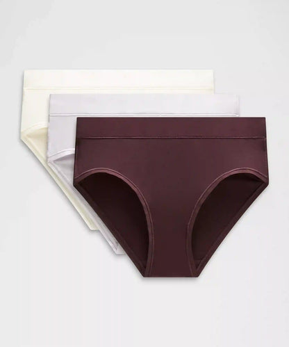 UnderEase High-Rise Bikini Underwear *3 Pack