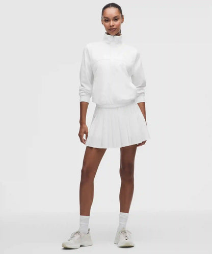 High-Rise Pleated Tennis Skirt *Long