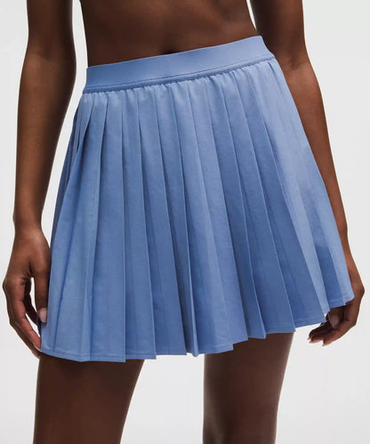 High-Rise Pleated Tennis Skirt *Long