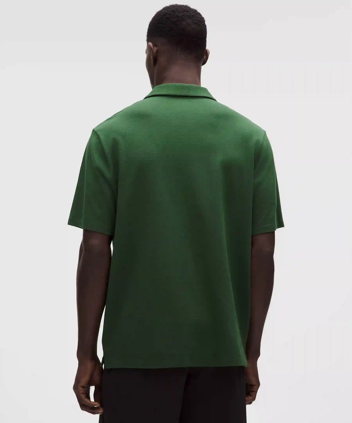 Pique Performer Johnny-Collar Short-Sleeve Shirt