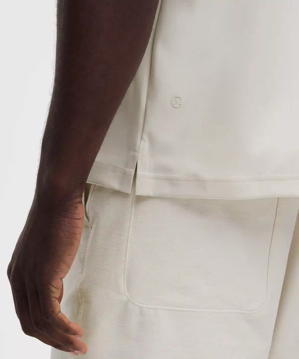 Daydrift Oversized Zip-Neck Polo Shirt