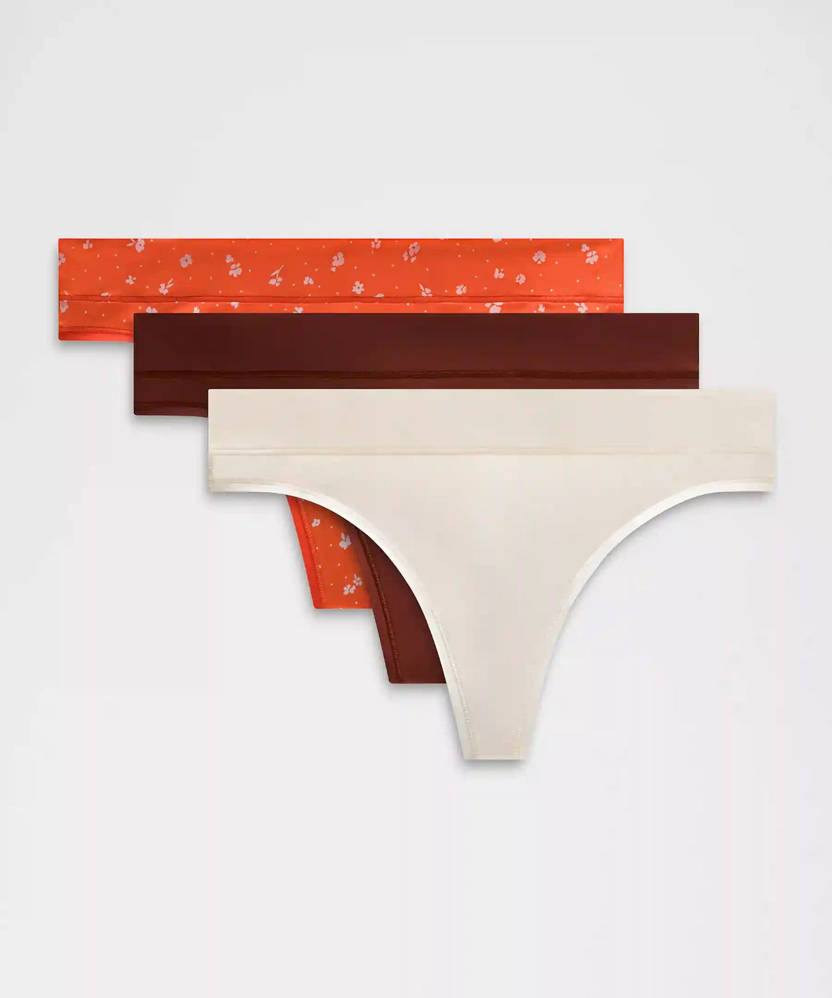 UnderEase Mid-Rise Thong Underwear *3 Pack