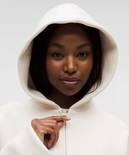 Sleek Spacer Full-Zip Hoodie