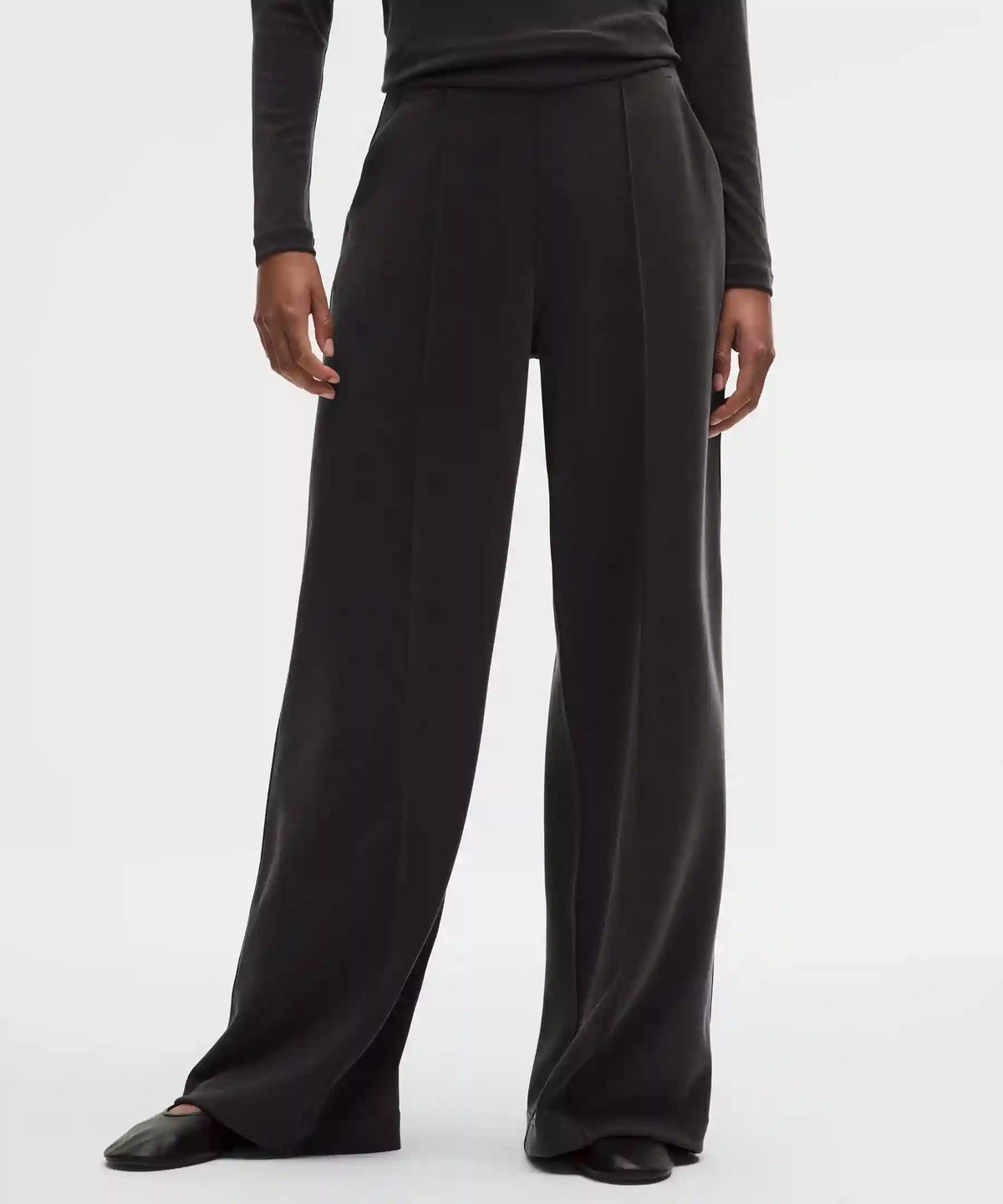 Softstreme Pintuck High-Rise Wide-Leg Pant *Regular