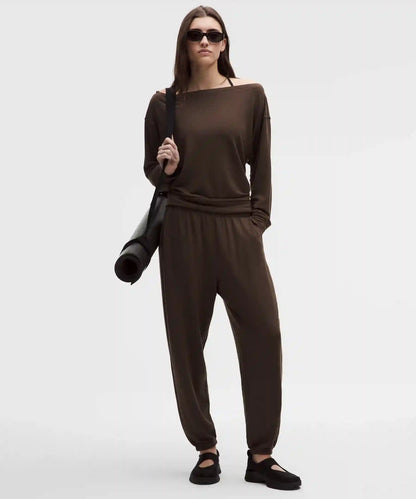 BeCalm Oversized Mid-Rise Pant