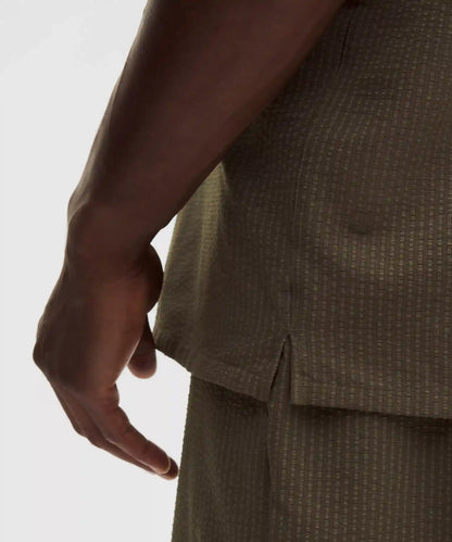 Airing Easy Camp-Collar Shirt *Textured