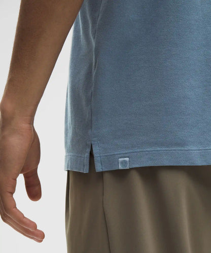 Cotton Pique Short-Sleeve Polo Shirt