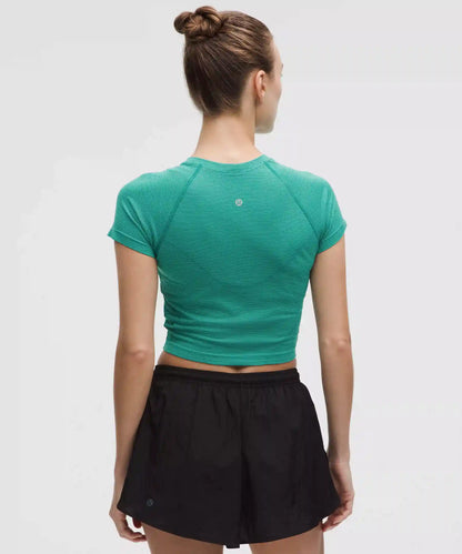 Swiftly Tech Cropped Short-Sleeve Shirt 2.0