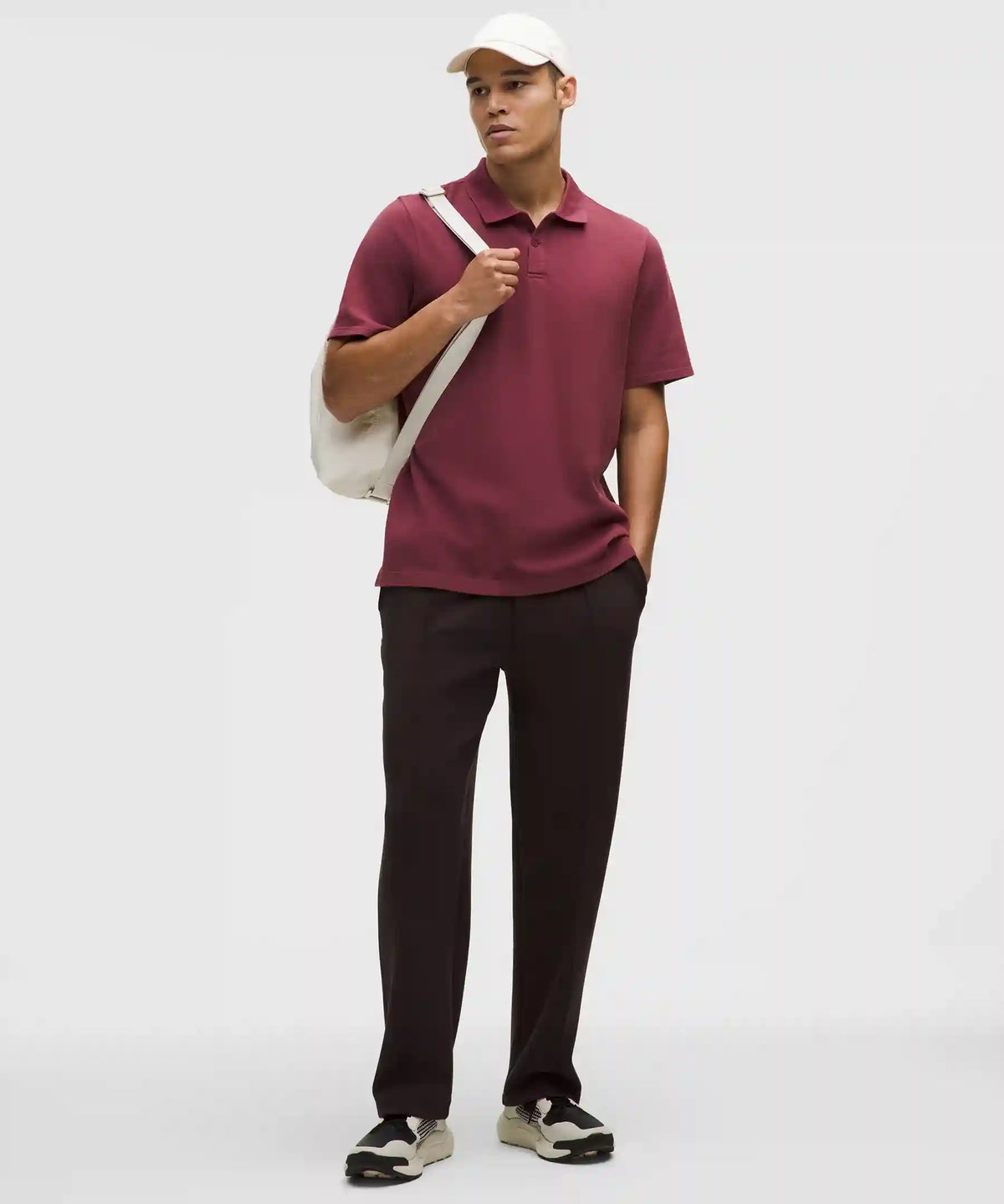 Cotton Pique Short-Sleeve Polo Shirt