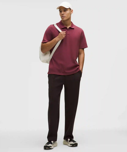 Cotton Pique Short-Sleeve Polo Shirt